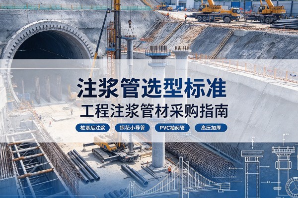新龙注浆管选型标准
