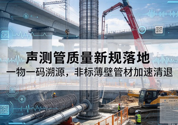 新龙声测管质量新规落地，一物一码溯源，非标薄壁管材加速清退