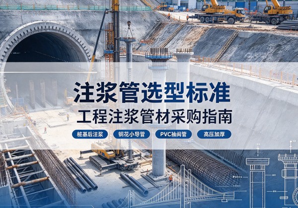 新龙注浆管选型标准